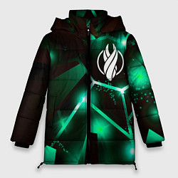 Куртка зимняя женская Dead Space разлом плит, цвет: 3D-черный