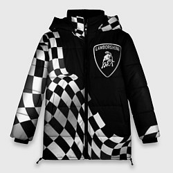 Женская зимняя куртка Lamborghini racing flag