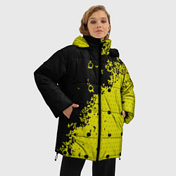Куртка зимняя женская Black & Yellow, цвет: 3D-светло-серый — фото 2