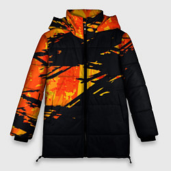 Женская зимняя куртка Orange and black