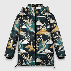Женская зимняя куртка Japan mural