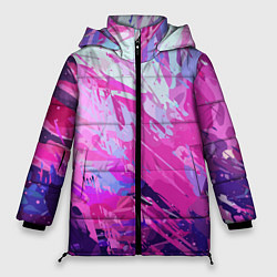 Женская зимняя куртка Фиолетовые оттенки