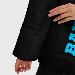Куртка зимняя женская Bayer 04 - neon gradient: по-вертикали, цвет: 3D-черный — фото 2