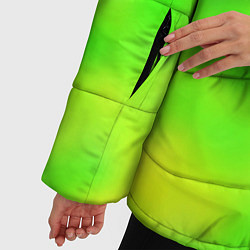 Куртка зимняя женская Цвет сочное яблоко, цвет: 3D-черный — фото 2