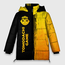 Женская зимняя куртка Tomodachi Game - gold gradient: по-вертикали