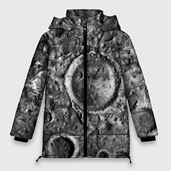 Куртка зимняя женская Поверхность луны, цвет: 3D-красный