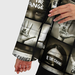 Куртка зимняя женская TFK Be the change - Remixes, цвет: 3D-черный — фото 2