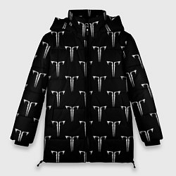 Куртка зимняя женская Лост арк паттерн, цвет: 3D-светло-серый