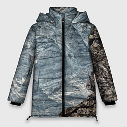 Куртка зимняя женская Море и гора, цвет: 3D-красный