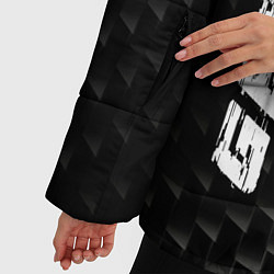 Куртка зимняя женская Geely карбоновый фон, цвет: 3D-черный — фото 2