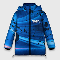 Куртка зимняя женская Космическое пространство - NASA - Planet, цвет: 3D-светло-серый