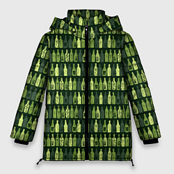 Женская зимняя куртка Милитари бутылки разные