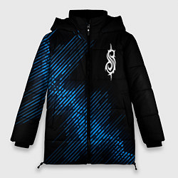 Женская зимняя куртка Slipknot звуковая волна