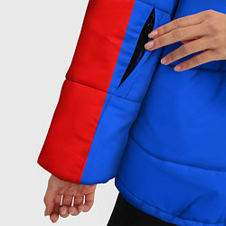 Куртка зимняя женская FIRM с расцветкой триколор, цвет: 3D-красный — фото 2
