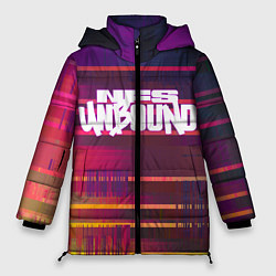 Женская зимняя куртка NFS unbound пиксель полосы