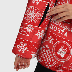 Куртка зимняя женская Посылка от Деда Мороза, цвет: 3D-красный — фото 2