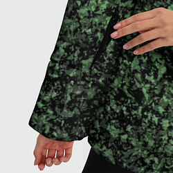 Куртка зимняя женская Черный и зеленый камуфляжный, цвет: 3D-светло-серый — фото 2