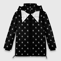 Куртка зимняя женская Уэнздей Аддамс: униформа, цвет: 3D-черный