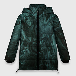 Женская зимняя куртка Тёмно-синий водянистый туман