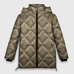 Женская зимняя куртка Стёганая кожа - fashion texture