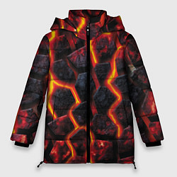 Женская зимняя куртка Течёт лава