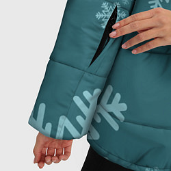 Куртка зимняя женская Сноуборд синева, цвет: 3D-светло-серый — фото 2