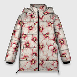 Женская зимняя куртка Нежность цветов