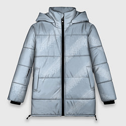 Куртка зимняя женская Снежный узор, цвет: 3D-красный