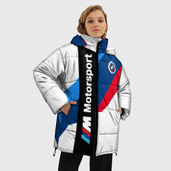Куртка зимняя женская Bmw - мотоспорт, цвет: 3D-светло-серый — фото 2