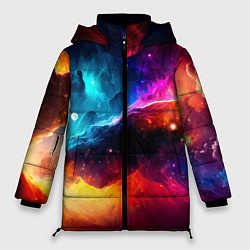 Женская зимняя куртка Космос, созданный нейросетью