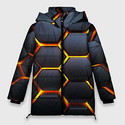 Куртка зимняя женская Плиты брони, цвет: 3D-светло-серый