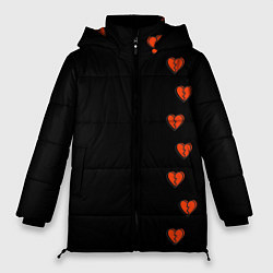 Куртка зимняя женская Дорожка разбитых сердец - темный, цвет: 3D-светло-серый