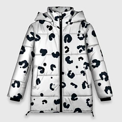 Куртка зимняя женская Снежный барсик, цвет: 3D-красный