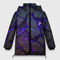 Куртка зимняя женская Светящаяся неоновая лава, цвет: 3D-светло-серый