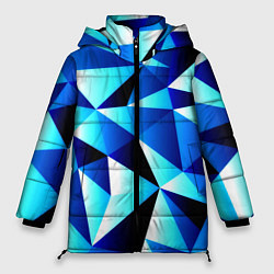 Женская зимняя куртка Полигоны треугольники
