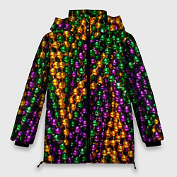 Женская зимняя куртка Разноцветные буссы
