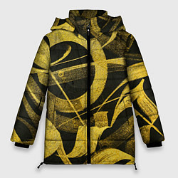 Куртка зимняя женская Gold Calligraphic, цвет: 3D-светло-серый