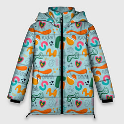 Женская зимняя куртка Geometric pattern