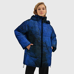 Куртка зимняя женская Синий дым, цвет: 3D-черный — фото 2