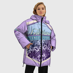 Куртка зимняя женская Самая лучшая бабушка - ретро спорт, цвет: 3D-светло-серый — фото 2