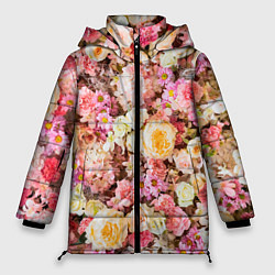 Женская зимняя куртка Тысяча цветов