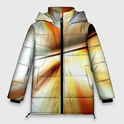 Женская зимняя куртка Абстрактные светлые лучи из тени