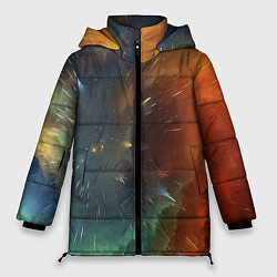 Женская зимняя куртка Космический снегопад