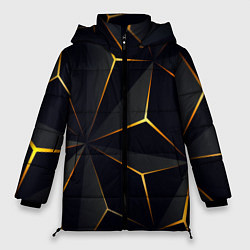 Куртка зимняя женская Hexagon Line Smart, цвет: 3D-красный