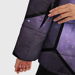 Куртка зимняя женская Звездные соты, цвет: 3D-красный — фото 2