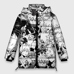 Женская зимняя куртка Кацуки Бакуго - Моя геройская академия