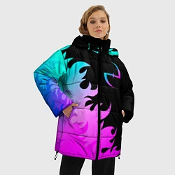 Куртка зимняя женская Evanescence неоновый огонь, цвет: 3D-черный — фото 2