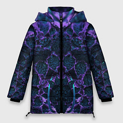 Женская зимняя куртка Фрактальное искусство