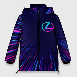 Женская зимняя куртка Lexus neon speed lines