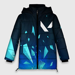 Куртка зимняя женская Valorant взрыв частиц, цвет: 3D-черный